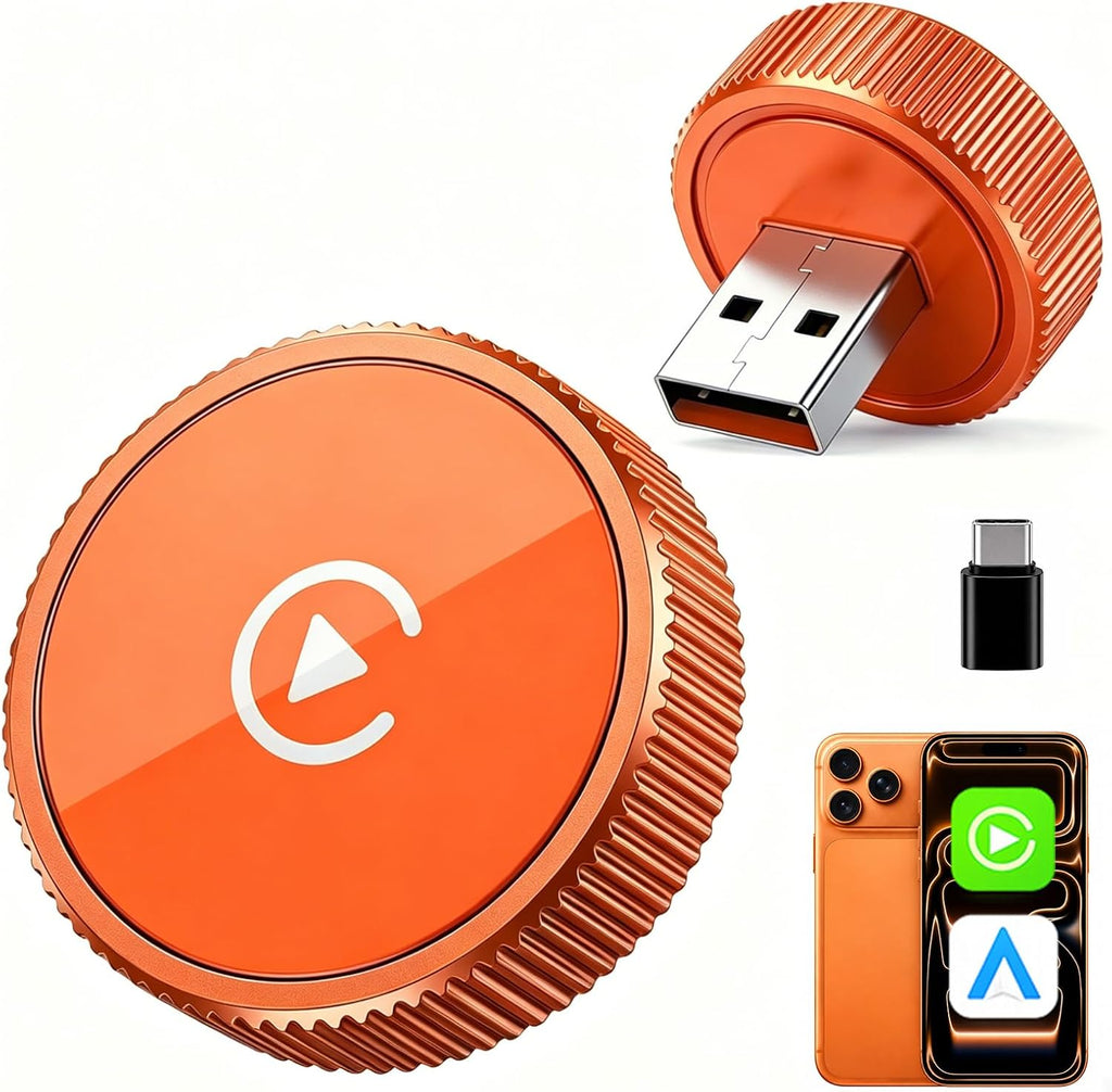 2-In-1 Wireless Carplay Adapter & Android Auto Adapter, USB-C Dongle