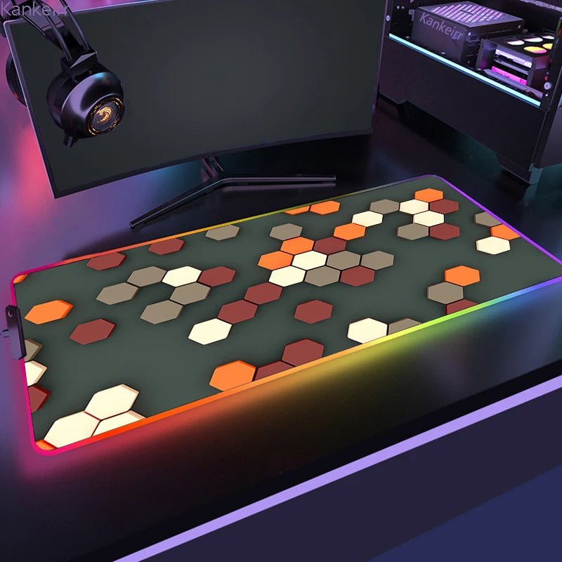 RGB Hexagonal Gaming Mouse Pad - Nuvariq Goods
