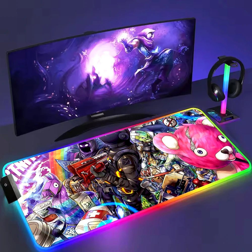 XXL RGB Gaming Mouse Pad – Battle Royale Edition - Nuvariq Goods