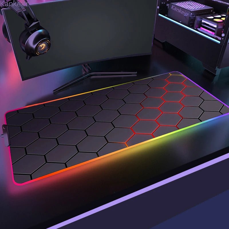 RGB Hexagonal Gaming Mouse Pad - Nuvariq Goods