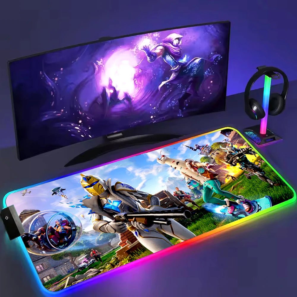 XXL RGB Gaming Mouse Pad – Battle Royale Edition - Nuvariq Goods