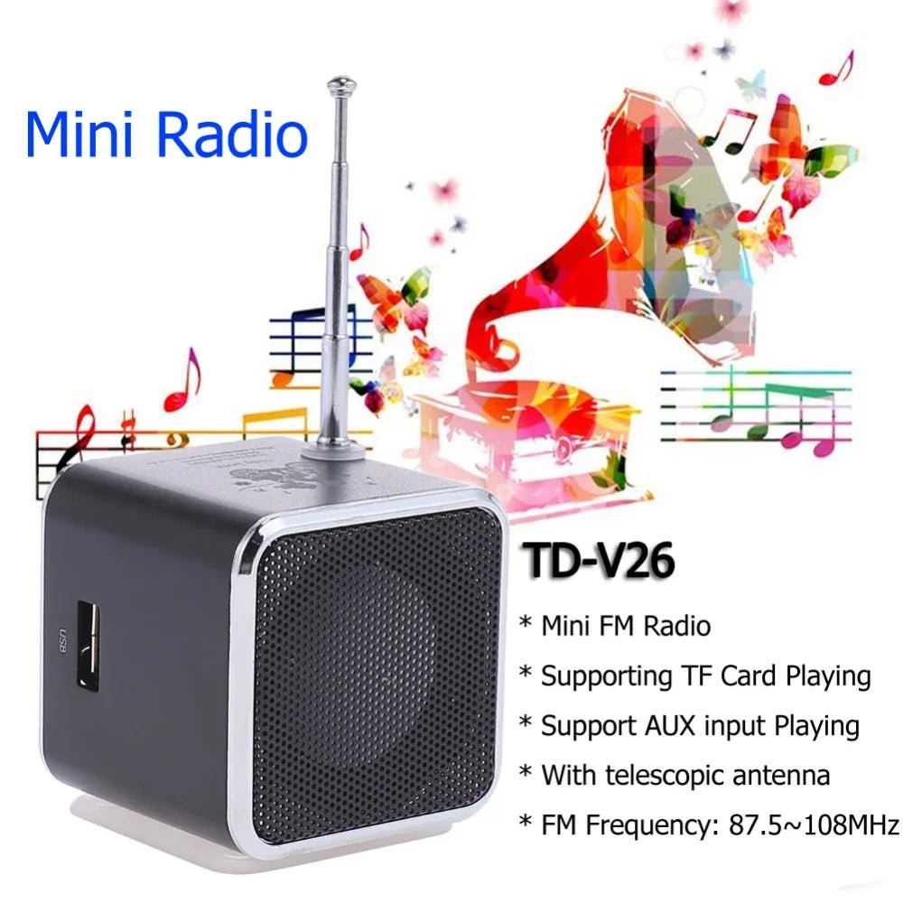 Mini Bluetooth Speaker with FM Radio & TF Card - Nuvariq Goods