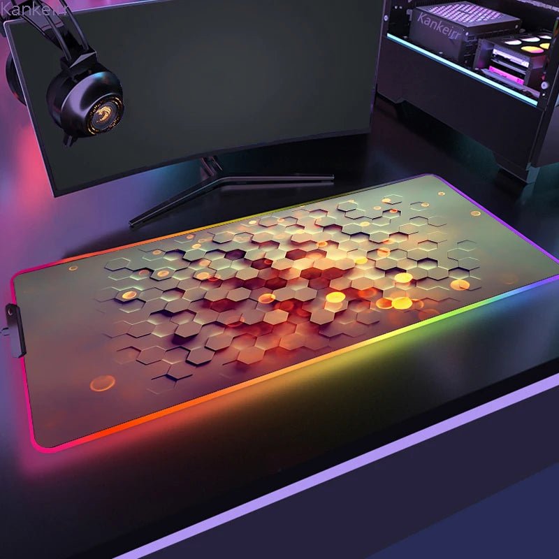 RGB Hexagonal Gaming Mouse Pad - Nuvariq Goods
