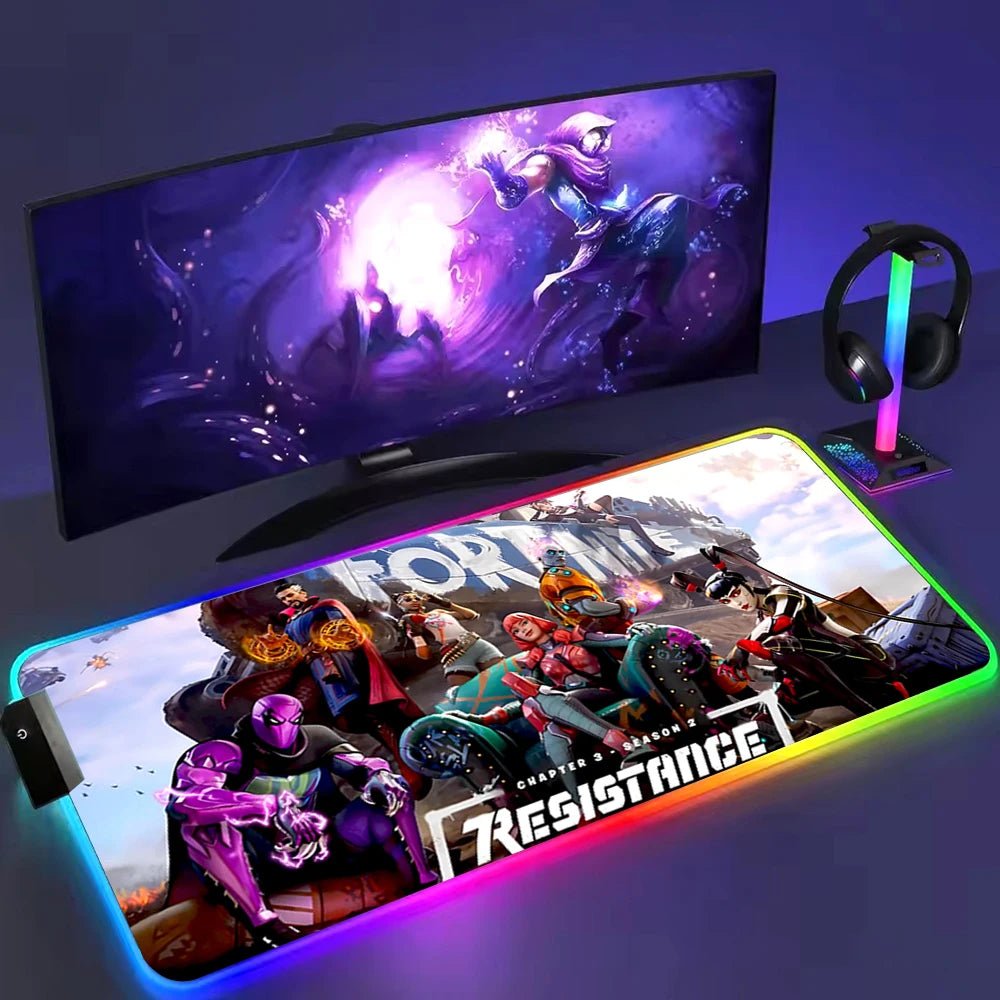 XXL RGB Gaming Mouse Pad – Battle Royale Edition - Nuvariq Goods
