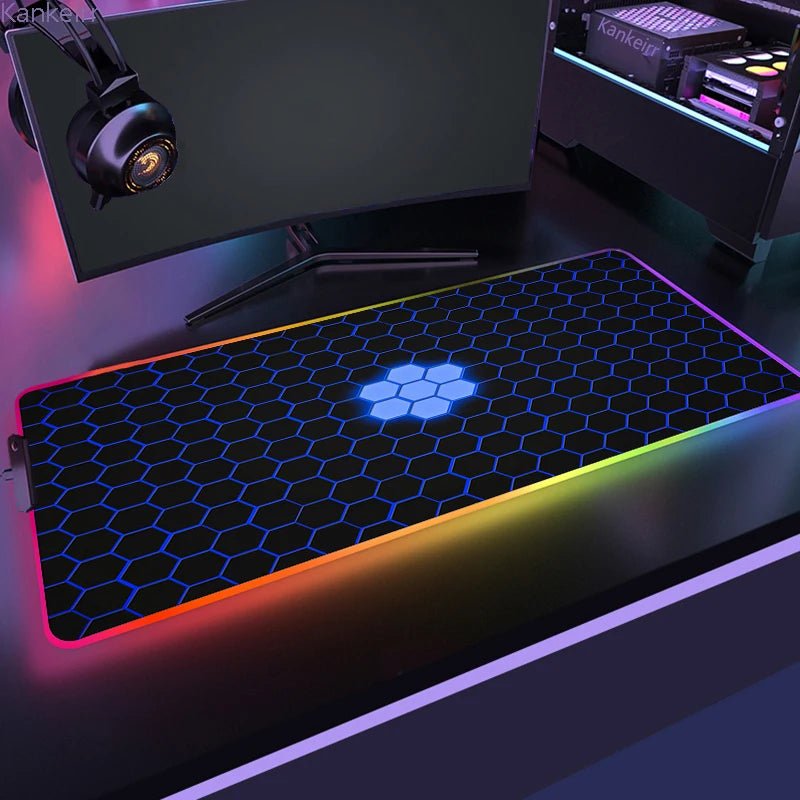 RGB Hexagonal Gaming Mouse Pad - Nuvariq Goods