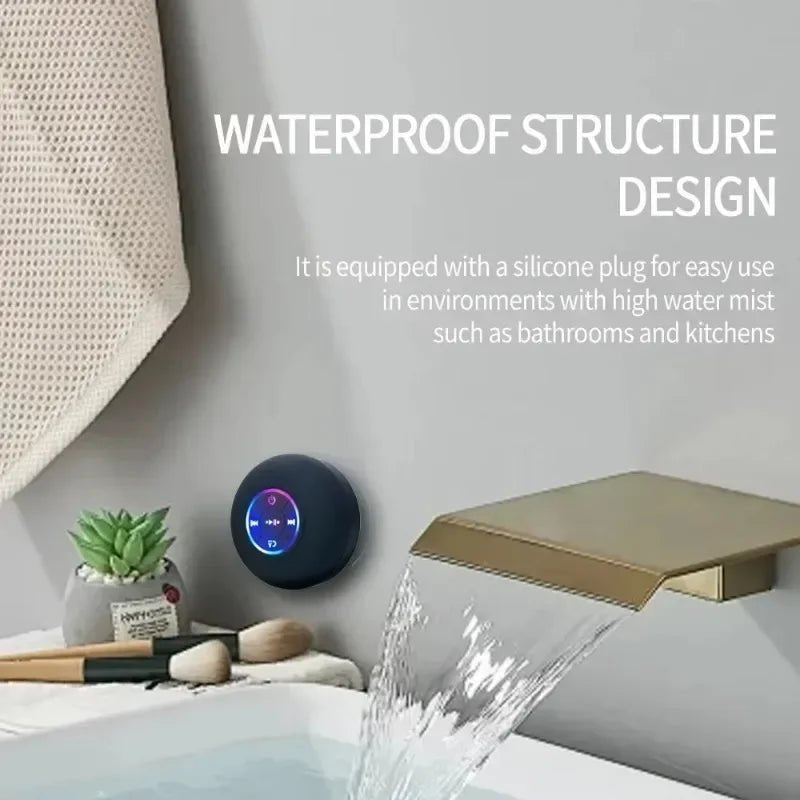 Waterproof LED Suction Cup Bluetooth Speaker - Nuvariq Goods
