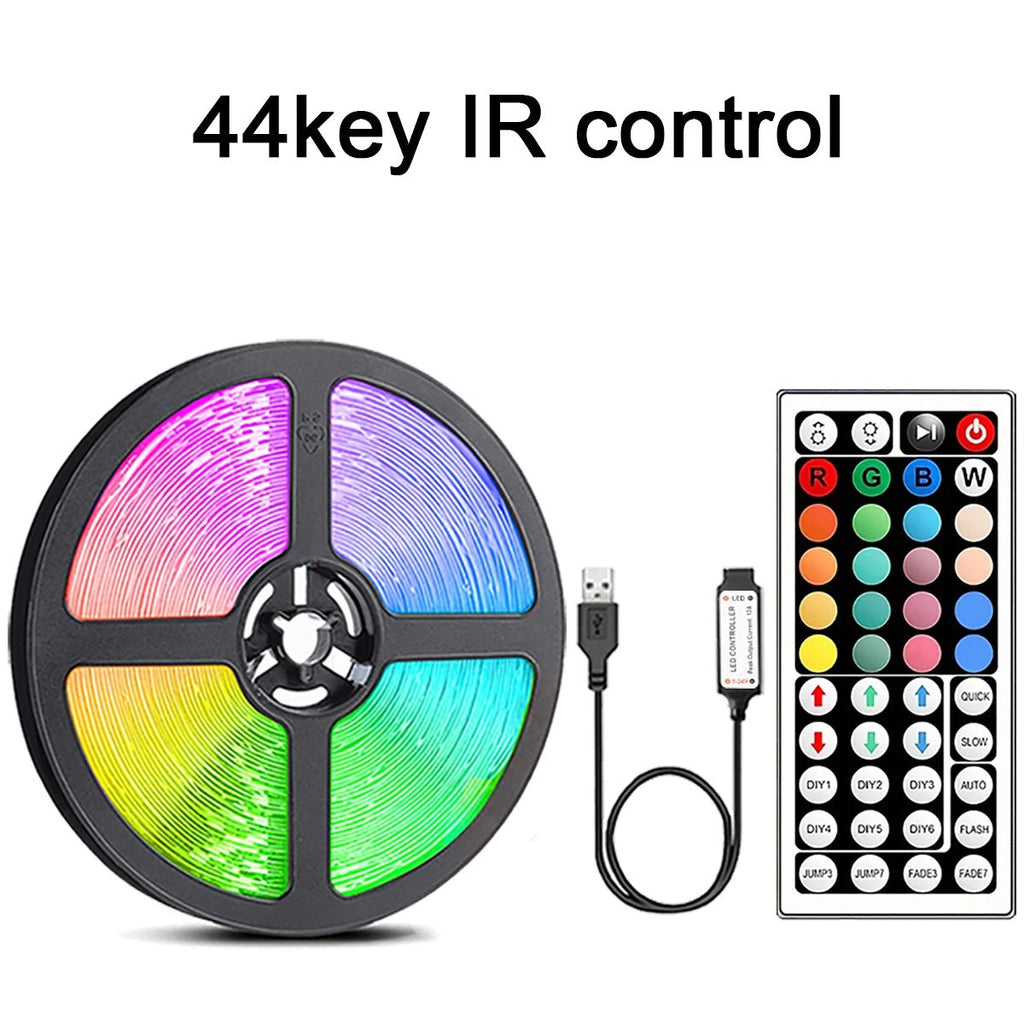 RGB LED Strip Lights with Remote Control - Nuvariq Goods