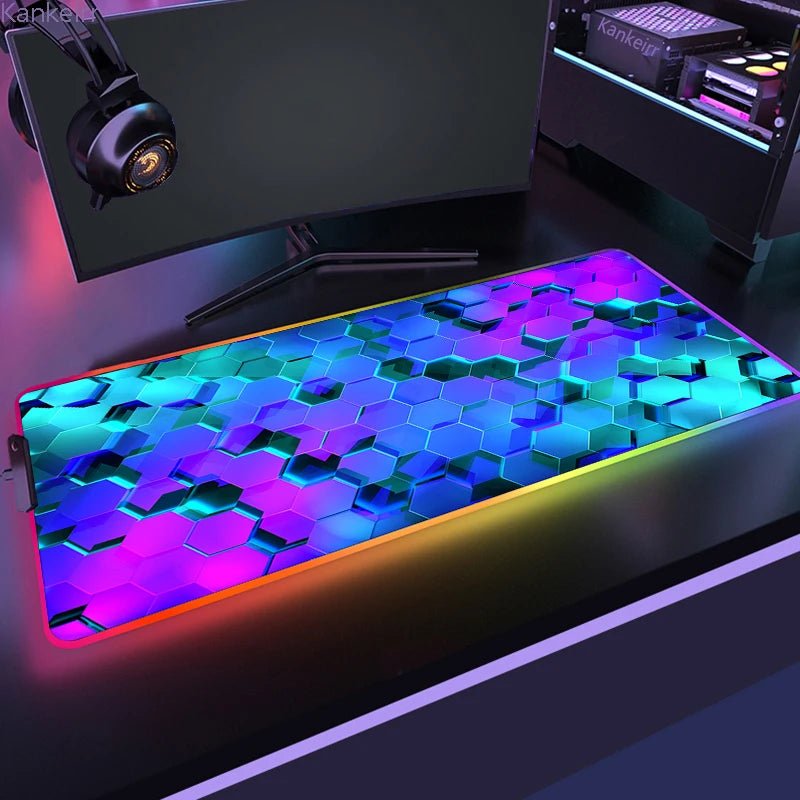 RGB Hexagonal Gaming Mouse Pad - Nuvariq Goods