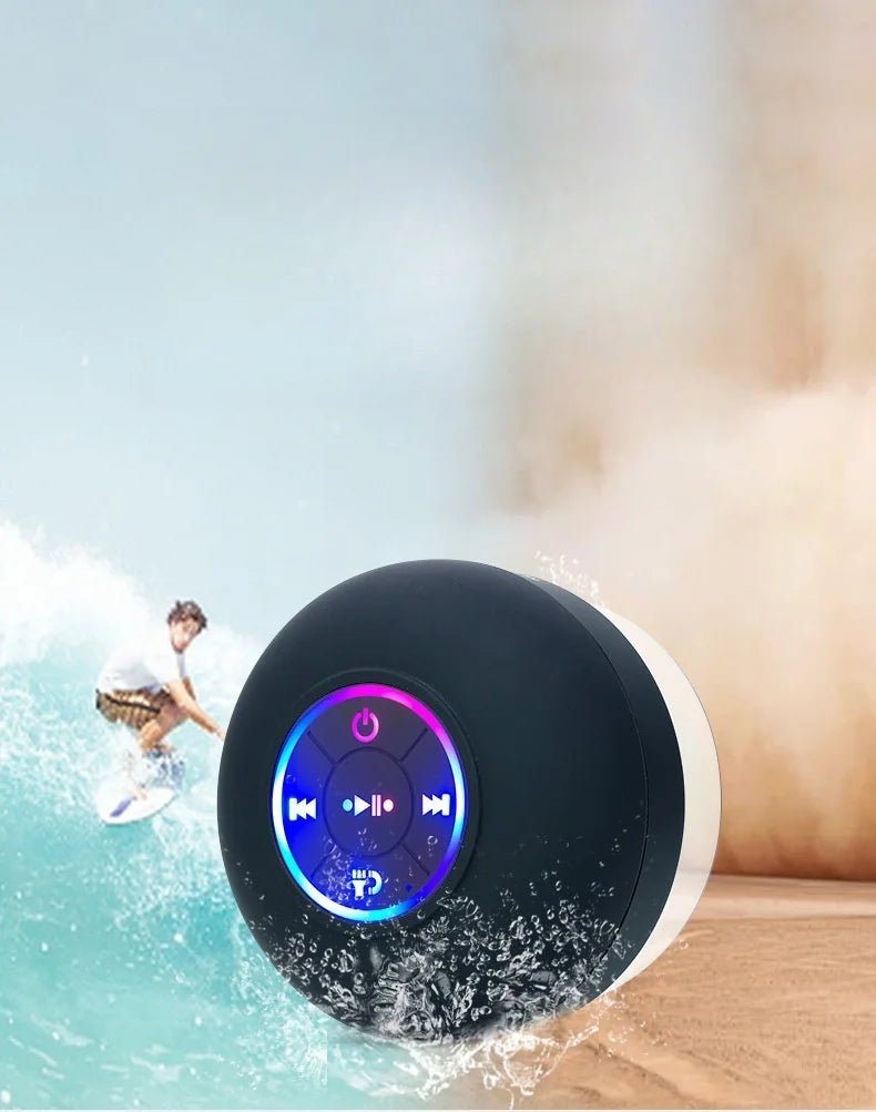 Waterproof LED Suction Cup Bluetooth Speaker - Nuvariq Goods